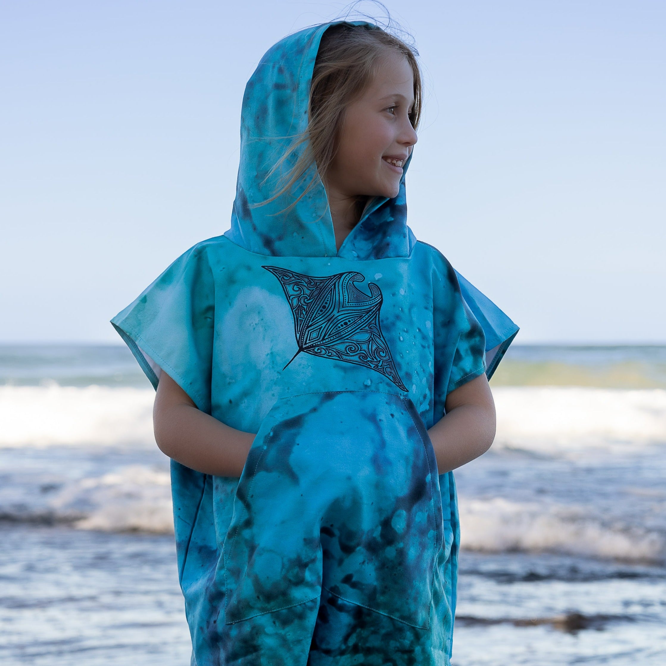 Sand Free Hoodie Towel- Kids