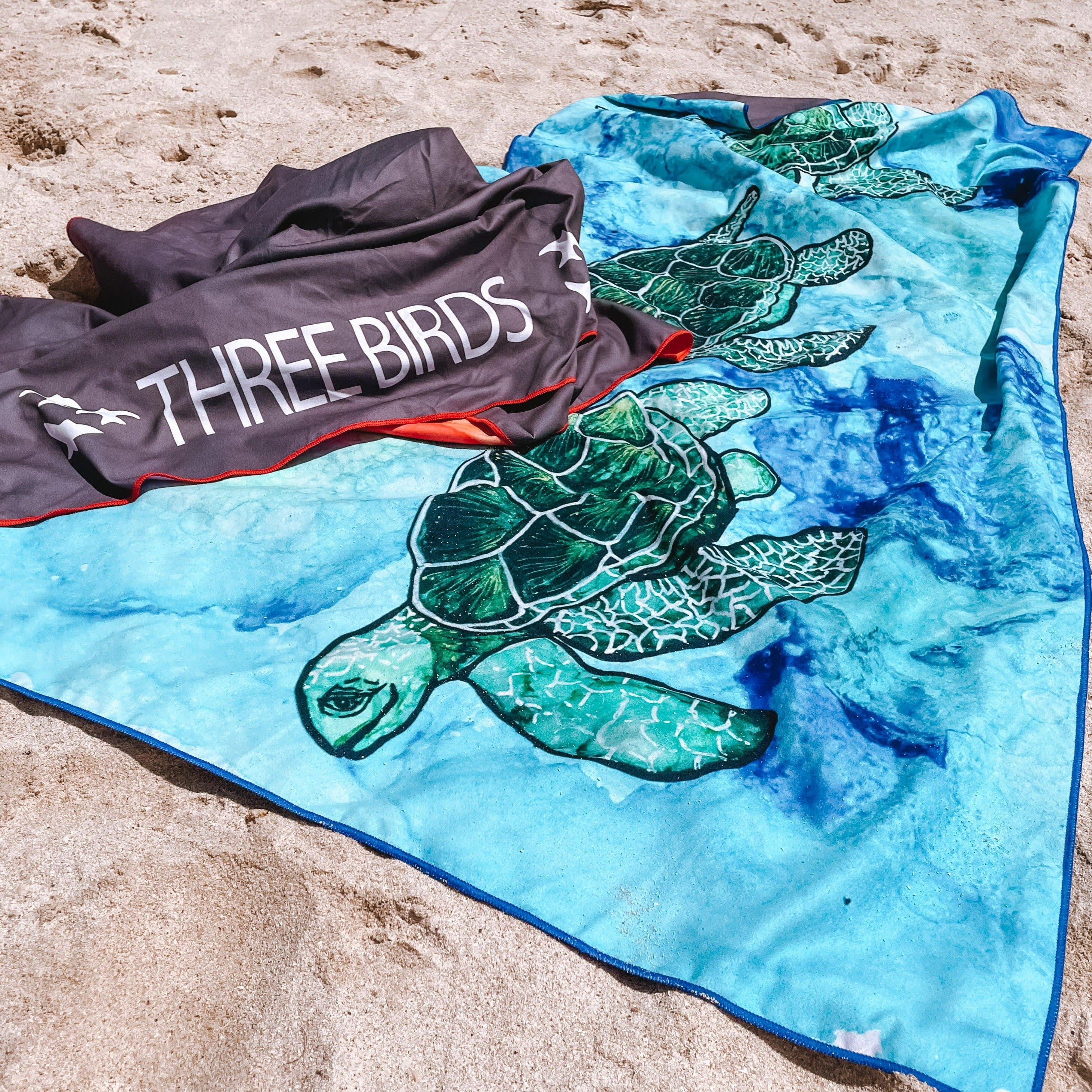 Sand Free Beach Towel - Turtle