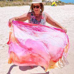 Sarong - Whale Pink